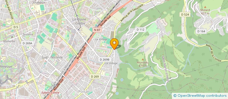 localisation de l'entreprise SCI MJCE  SAINT-MARTIN-D'HERES