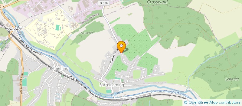 localisation de l'entreprise SCI MJCF  SARREINSMING