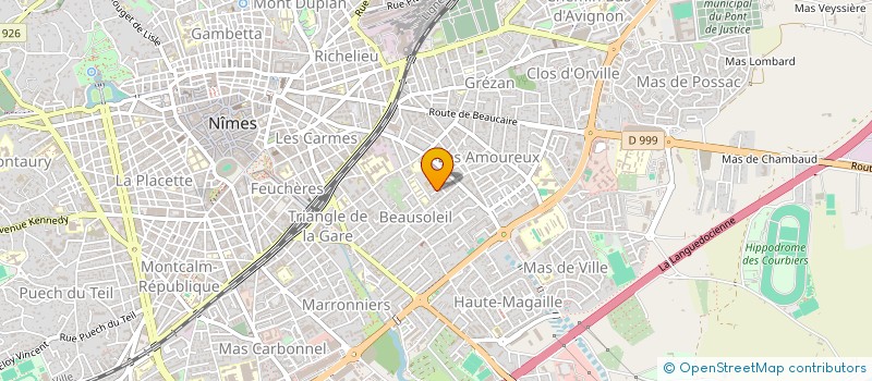 localisation de l'entreprise SCI MJCM  NIMES