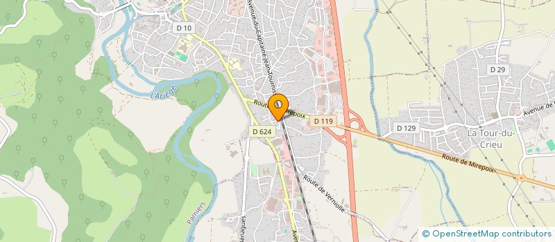 localisation de l'entreprise SCI MJCM à PAMIERS