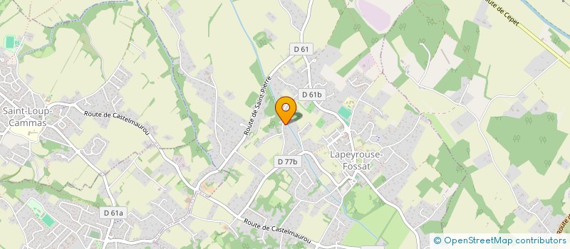 localisation de l'entreprise SCI MJCP  LAPEYROUSE-FOSSAT