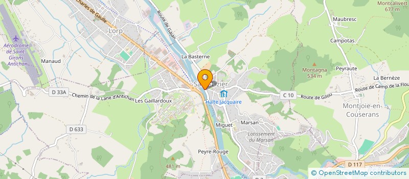 localisation de l'entreprise SCI MJCSB à TAURIGNAN-VIEUX