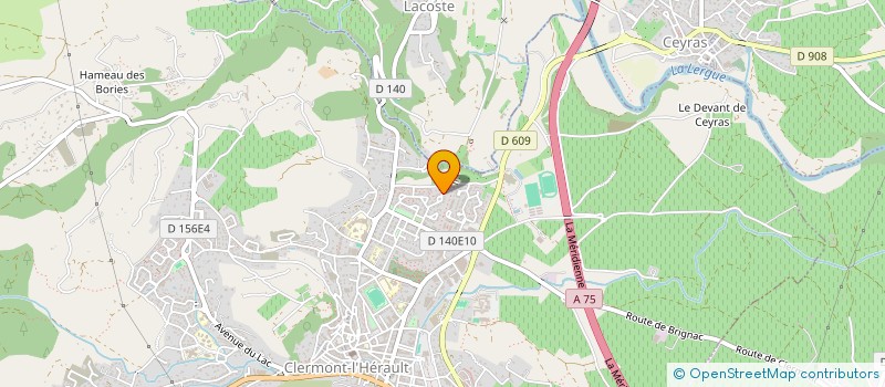 localisation de l'entreprise SCI MJD 52  CLERMONT-L'HERAULT