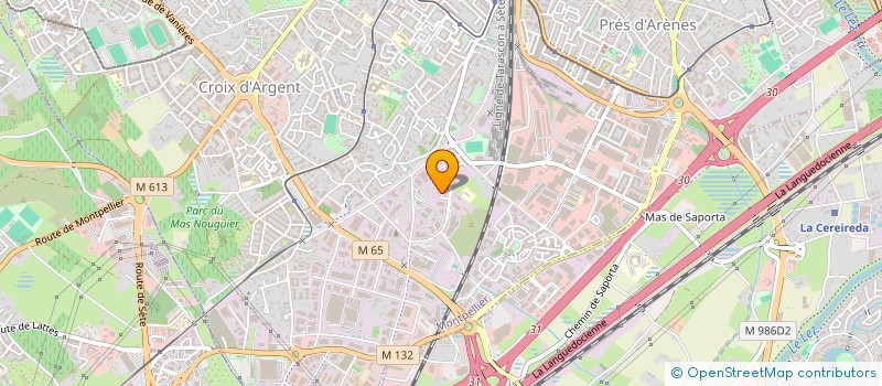 localisation de l'entreprise SCI MJD à MONTPELLIER