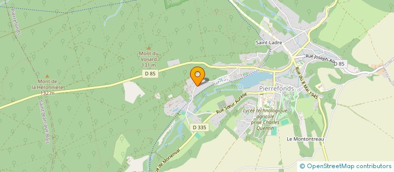 localisation de l'entreprise SCI MJD IMMOBILIER  PIERREFONDS