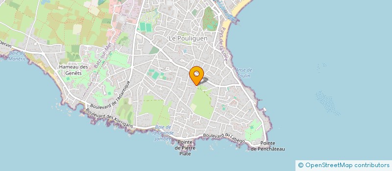 localisation de l'entreprise SCI MJE  LE POULIGUEN