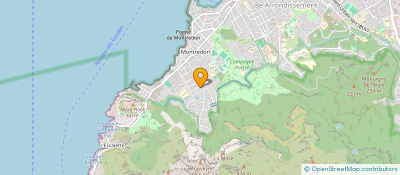 localisation de l'entreprise SCI MJE à MARSEILLE
