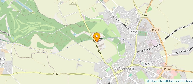 localisation de l'entreprise SCI MJE IMMO  LE NEUBOURG