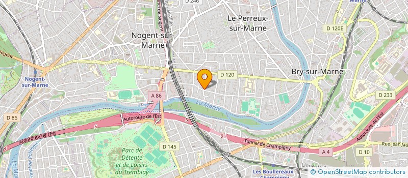 localisation de l'entreprise SCI MJEM  LE PERREUX-SUR-MARNE