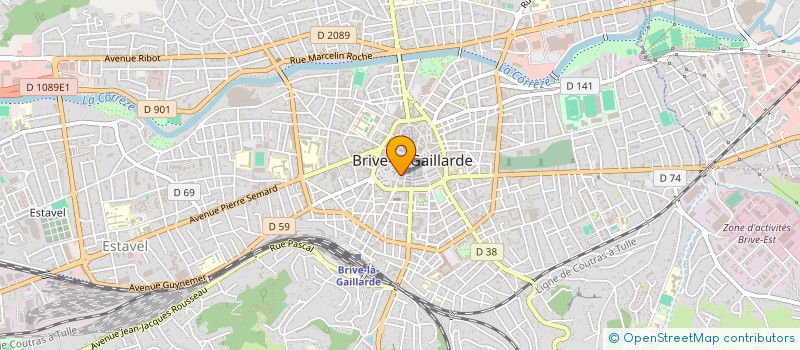 localisation de l'entreprise SCI MJEN  BRIVE-LA-GAILLARDE