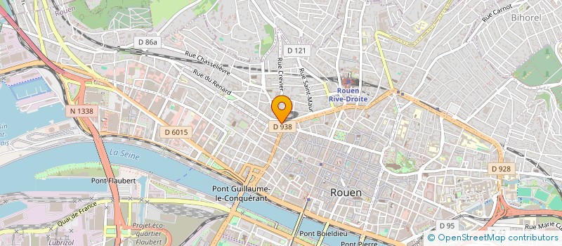 localisation de l'entreprise SCI MJF  ROUEN