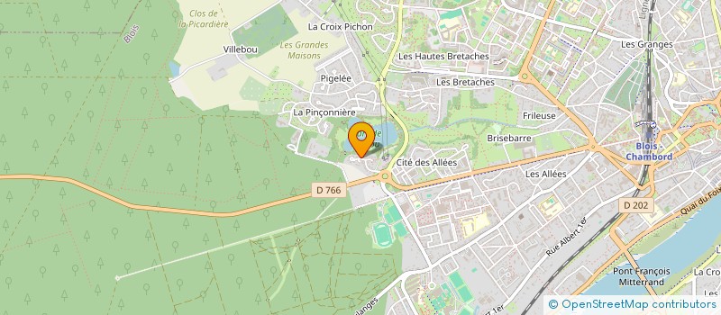 localisation de l'entreprise SCI MJF  BLOIS