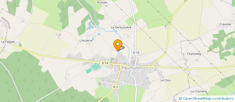 localisation de l'entreprise SCI MJF  CHENEVELLES