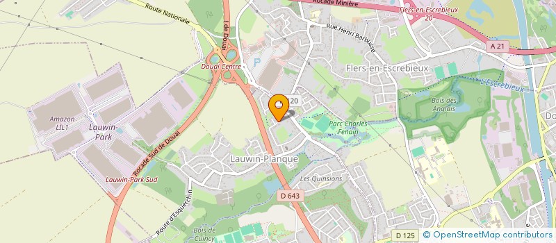 localisation de l'entreprise SCI MJF  LAUWIN-PLANQUE