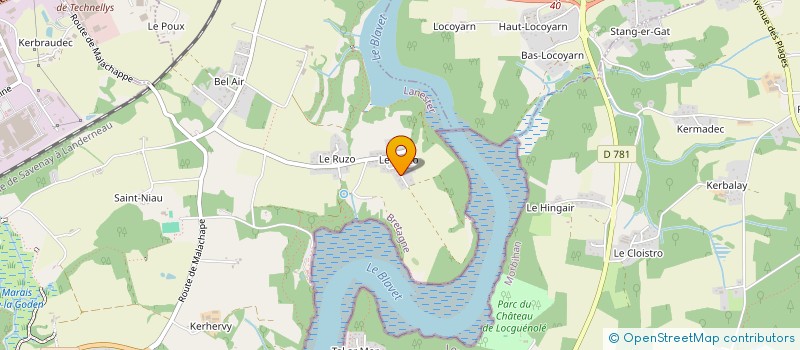 localisation de l'entreprise SCI MJF  LANESTER