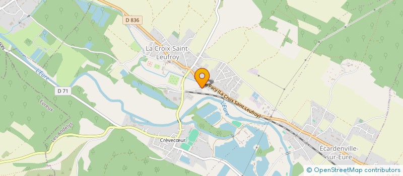 localisation de l'entreprise SCI MJF  AUTHEUIL-AUTHOUILLET