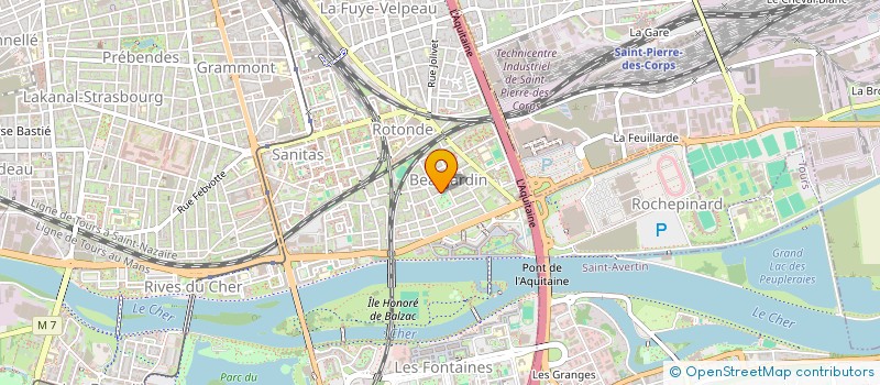 localisation de l'entreprise SCI MJF CENT DOUZE  TOURS