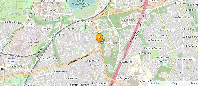 localisation de l'entreprise SCI MJFLA  JOUE LES TOURS