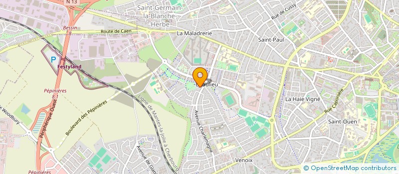 localisation de l'entreprise SCI MJHM  OUISTREHAM