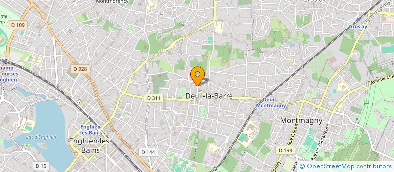 localisation de l'entreprise SCI MJHR  DEUIL-LA-BARRE