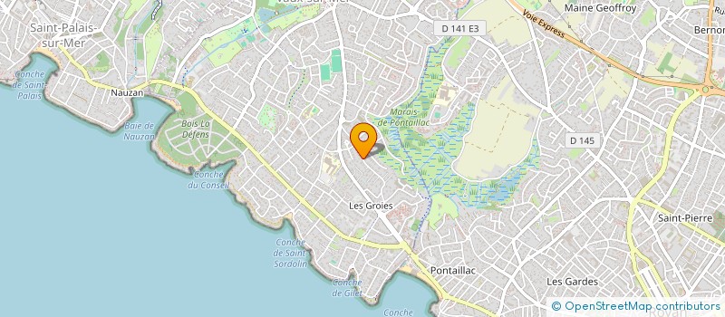 localisation de l'entreprise SCI MJKT  VAUX-SUR-MER