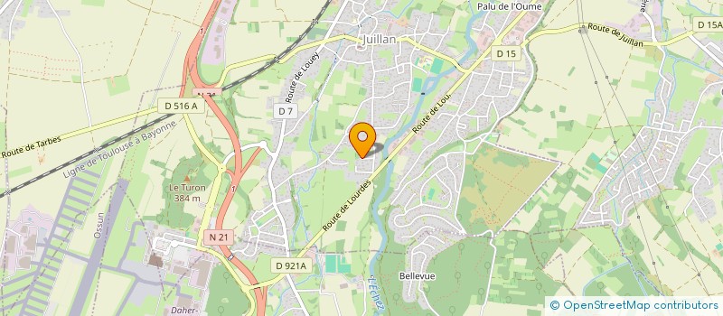 localisation de l'entreprise SCI MJL  BARBAZAN-DEBAT