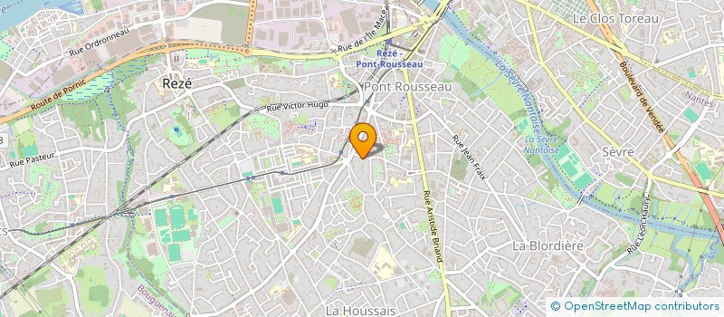 localisation de l'entreprise SCI MJL  REZE