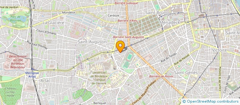 localisation de l'entreprise SCI MJL 63  BORDEAUX