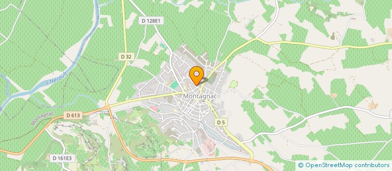 localisation de l'entreprise SCI MJL  MONTAGNAC