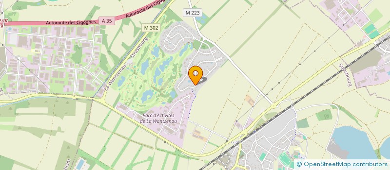 localisation de l'entreprise SCI MJL ET JLL  LA WANTZENAU