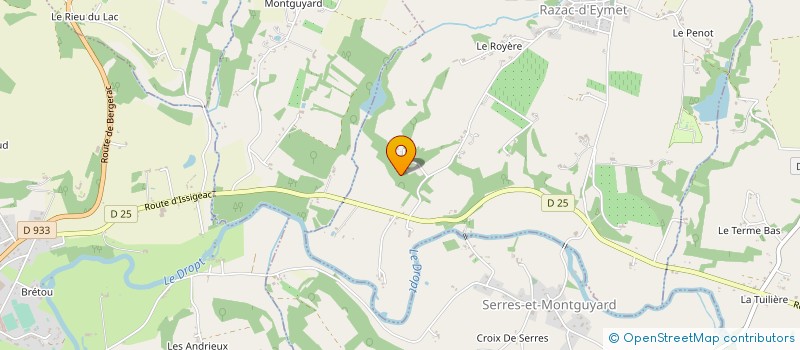 localisation de l'entreprise SCI MJL PROPERTIES  SAINT-JULIEN-INNOCENCE-EULALIE