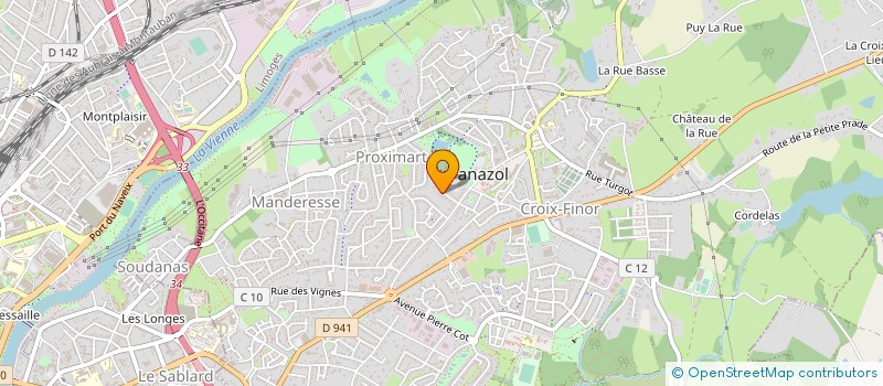 localisation de l'entreprise SCI MJLC à PANAZOL