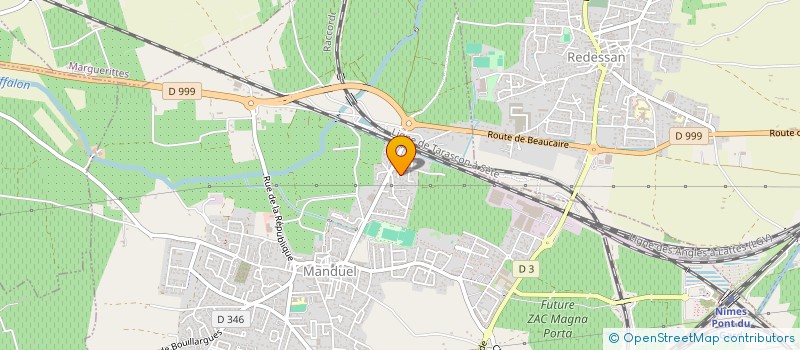 localisation de l'entreprise SCI MJLM  MANDUEL