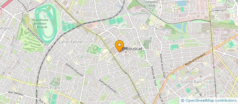 localisation de l'entreprise SCI MJLP  LE BOUSCAT