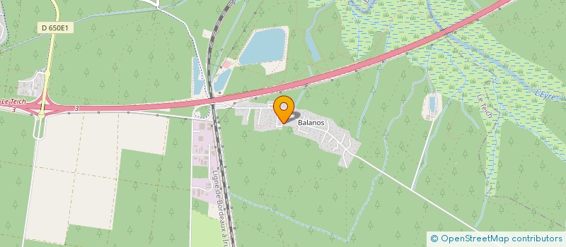 localisation de l'entreprise SCI MJLT INVEST  LE TEICH