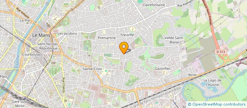 localisation de l'entreprise SCI MJM  LE MANS