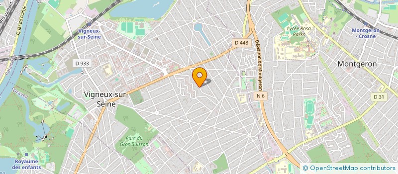 localisation de l'entreprise SCI MJM à VIGNEUX-SUR-SEINE