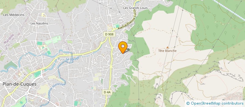 localisation de l'entreprise SCI MJM  ALLAUCH