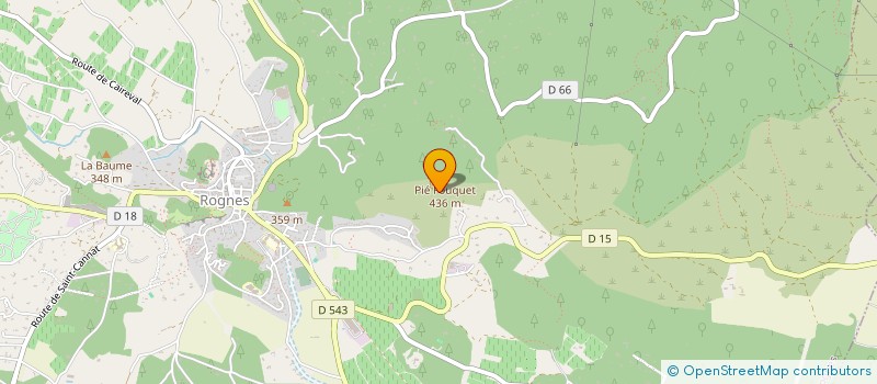 localisation de l'entreprise SCI MJM  ROGNES