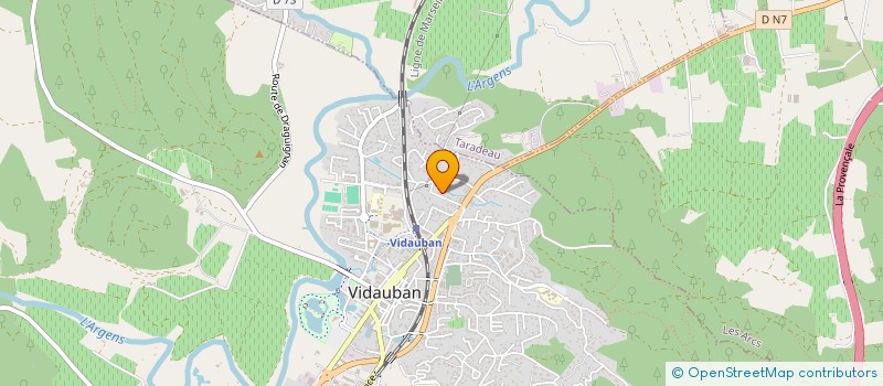 localisation de l'entreprise SCI MJM  VIDAUBAN