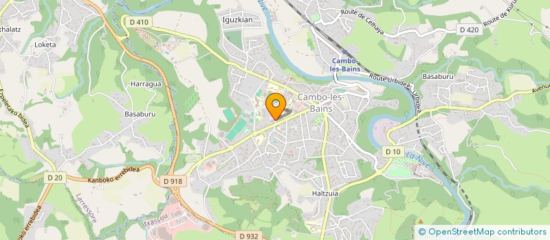 localisation de l'entreprise SCI MJM MENTA  CAMBO-LES-BAINS