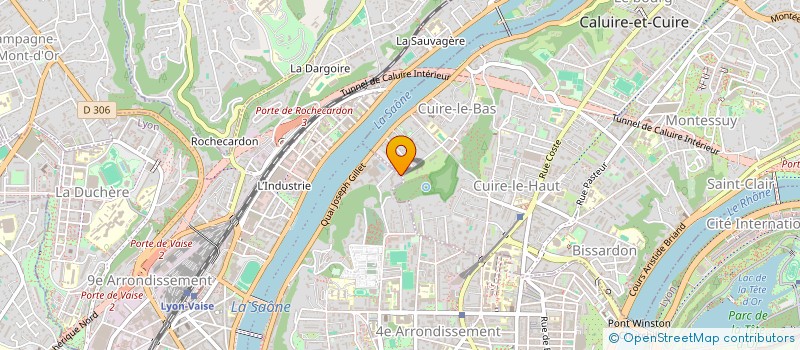 localisation de l'entreprise SCI MJM TBC 33  LYON