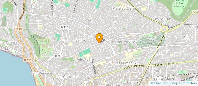 localisation de l'entreprise SCI MJMD à LE HAVRE