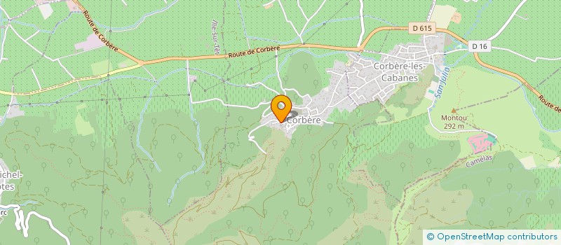 localisation de l'entreprise SCI MJMI  CORBERE