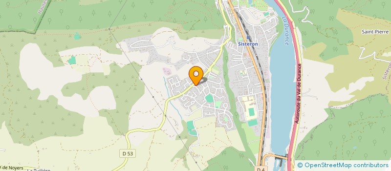 localisation de l'entreprise SCI MJMRA  SISTERON