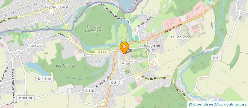 localisation de l'entreprise SCI MJN à ANET