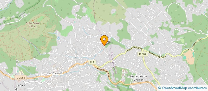 localisation de l'entreprise SCI MJO  LE ROURET