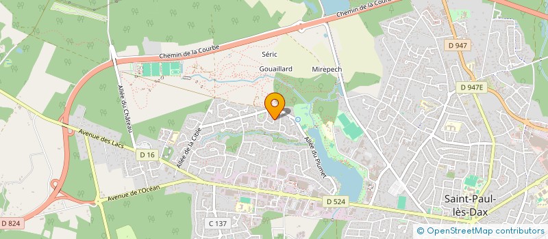 localisation de l'entreprise SCI MJO  SAINT-PAUL-LES-DAX