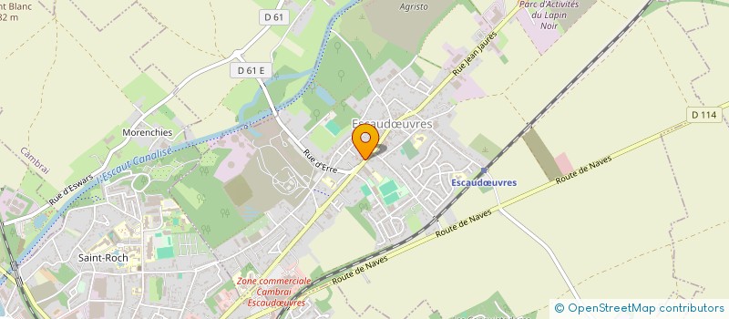 localisation de l'entreprise SCI MJOPV  ESCAUDUVRES