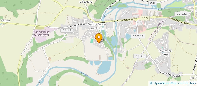 localisation de l'entreprise SCI MJP à SAINT-DENIS-LANNERAY
